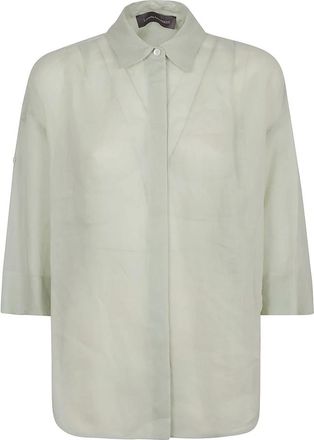 Lorena Antoniazzi Shirt - Dames - Overhemden - Wit - 2XS - Overhemden