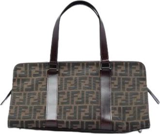 Fendi Pre-owned Canvas fendi-bags - Dames - Vintage Handtas - Bruin - ONE Size - Vintage
