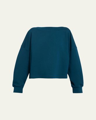 Alaia Boatneck Oversized Sweatshirt