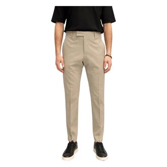 Pantaloni Torino Suit Trousers, male, Beige, Size: 2XL B-Stretch Tropical Trousers