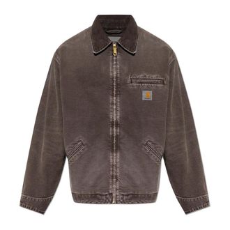 Carhartt Work in Progress OG Detroit Jacket - Heren - Spijkerjassen - Bruin - 2XL - Katoen - Jassen