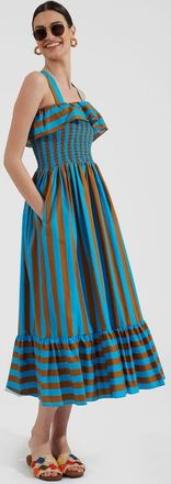La DoubleJ Sunkissed Dress Riviera Turchese Turquoise at Nordstrom, Size Medium