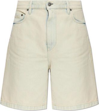 Golden Goose Denim Shorts - Heren - Denim shorts - Beige - W33 - Denim - Korte Broeken
