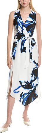 Anne Klein Surplice Midi Dress