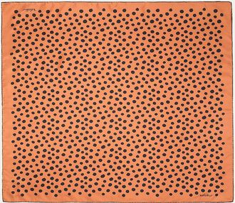 Valentino Garavani Dalmatian Polka-Dot Silk Scarf