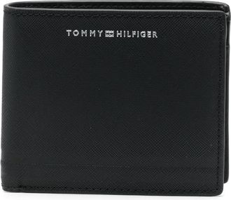 Tommy Hilfiger bi-fold leather wallet - men - Leather - One Size - Black