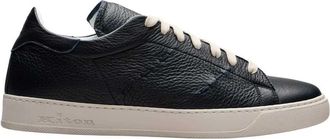 Kiton Sneakers Kiton in pelle con dettaglio punto croce