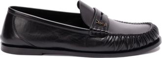 Saint Laurent leather loafers - Black