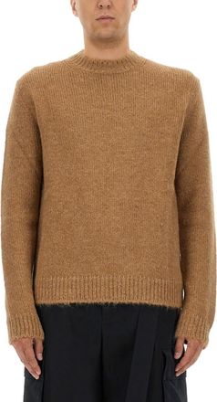 Jil Sander Light Brown Knitted Sweaters