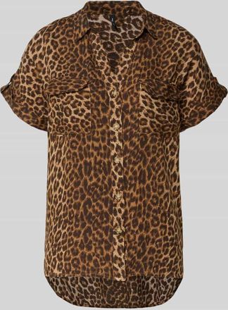 Vero Moda Comfort Fit Bluse aus reiner Viskose Modell BUMPY in Sand, Gr&ouml;&szlig;e XL