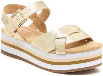 Kelsi Dagger Breeze Platform Sandal in Light Gold at Nordstrom, Size 7.5