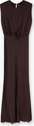 Semicouture Vestito Lungo in satin - SEMICOUTURE - gender_Woman