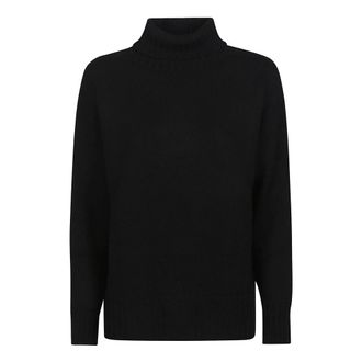 Drumohr Turtle Neck Sweater - Dames - Coltruien - Zwart - L - Truien & Vesten