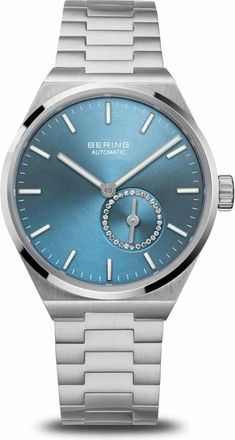 Bering Bering - Klassiek Automatisch Horloge - Dames - Accessoires - Blauw - Maat: ONE Size