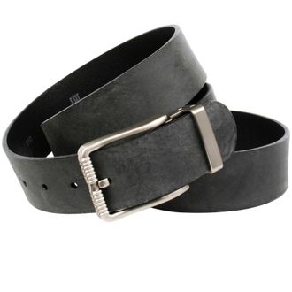 Anthoni Crown Lederg&uuml;rtel ANTHONI CROWN, Herren, Gr. 11,5, schwarz, Leder, Basic, G&uuml;rtel Lederg&uuml;rtel, Denim-G&uuml;rtel aus pflanzlich gegerbten Vollleder, Vintage