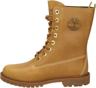 Timberland Premium 8-Inch Waterproof Boot - Dames - Veterlaarzen - Geel - 38 EU - Leer - Schoenen
