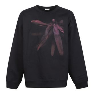 Dries Van Noten Hoodies & sweatvesten, Heren, Blauw, XL, Katoen, Hax Sweatshirt