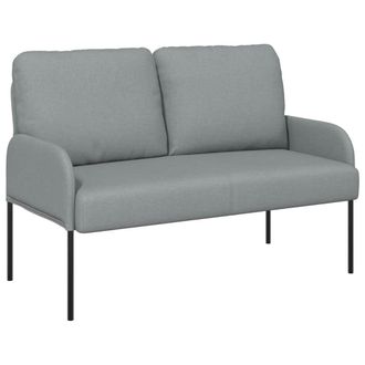 vidaXL Sof&aacute;s Con Coj&iacute;n 110cm Gris Claro Madera Contrachapada Vidaxl