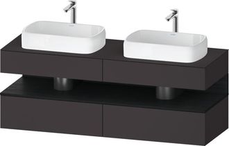Duravit Qatego Consola Mueble Bajo Lavabo, 2 Extensiones, 2 - Duravit