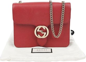 Gucci Interlocking Chain Shoulder Crossbody Bag (Authentic Pre-Loved)