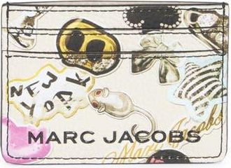 Marc Jacobs Sticker Bold Card Case in White Multi at Nordstrom Rack