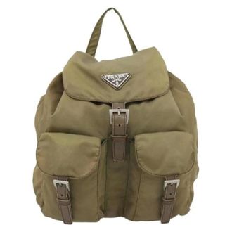 Prada unisex, Pre-owned, Groen, Maat: ONE Size Leer