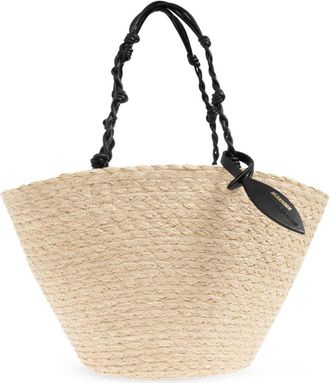 Jil Sander Tangle Small Bag - Dames - Schoudertassen - Beige - ONE Size - Leer - Tassen