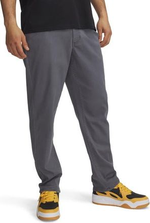 Under Armour Icon Tapered Fit 5-Pocket Pants in Castlerock at Nordstrom, Size 28 X 32