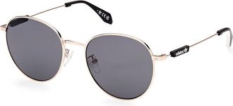 adidas OR0072 28A Mens Sunglasses Gold Size 54