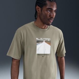 Nike Mens Nike Sportswear Max90 T-Shirt in Green | HQ9268-320