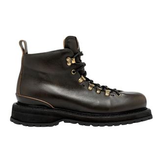 Buttero Schoenen, Heren, Bruin, 41 EU, Leer, Alpi Veterlaarsjes