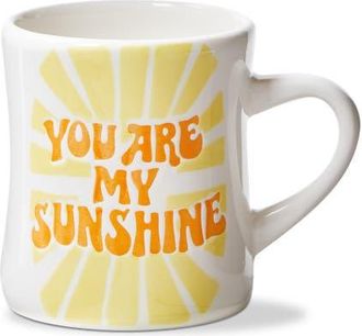 Tag You Are My Sunshine Diner Mug Multi Stoneware Everyday in Yellow at Nordstrom