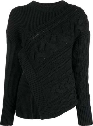 Alexander McQueen Black Wool Womens Sweatshirt