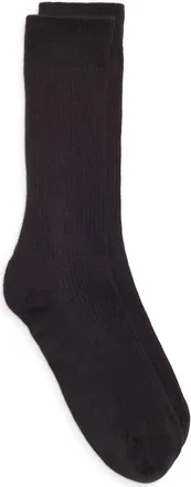 Nordstrom Casual Rib Crew Socks in Brown Latte at Nordstrom