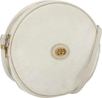 Gucci Pre-owned Cross Body Bags, female, White, Size: ONE SIZE Pre-owned Vintage Cross Body Bag
