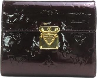 Louis Vuitton Pre-owned Tri-fold Portemonnee - Dames - Vintage Accessoires - Paars - ONE Size - Vintage