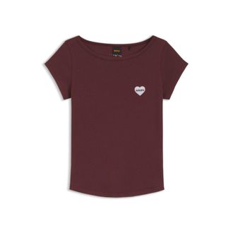 BOSS Stretch-cotton slim-fit T-shirt with artwork