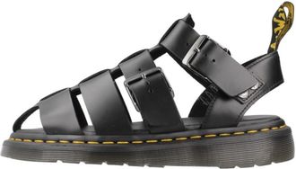 Dr. Martens Stijlvolle platte sandalen voor vrouwen - Dames - Sandalen - Zwart - 36 EU - Schoenen