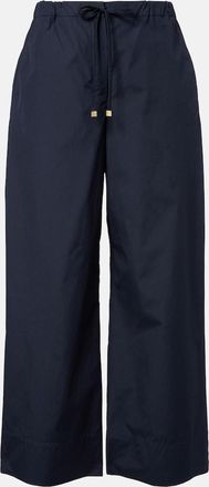 Max Mara Cotton cropped wide-leg pants