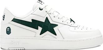 A Bathing Ape Icon star-crocodile sneakers - White