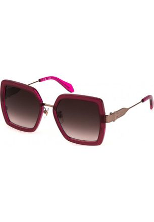 Just Cavalli Womens SJC041-5309RV SJC041 53 5309RV Sunglasses - Dark Red - One Size
