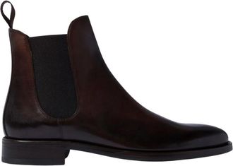 Scarosso Enzo Boots - Heren - Chelseaboots - Bruin - 46 EU - Leer - Schoenen