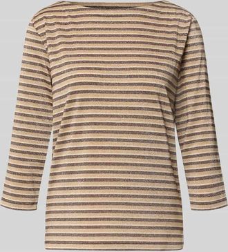 s.Oliver Red Label Relaxed Fit 3/4-Shirt aus Viskose-Mix in Camel, Größe 34