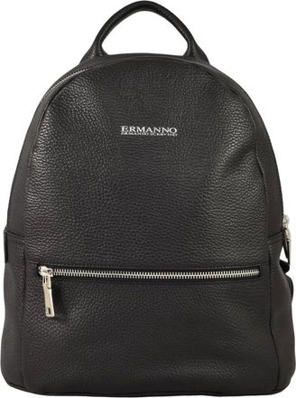 Ermanno Scervino Tassen, Dames, Zwart, ONE Size, Leer, Zaino