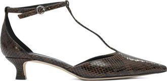 Aeyde Liz pumps met T-bandje - Bruin