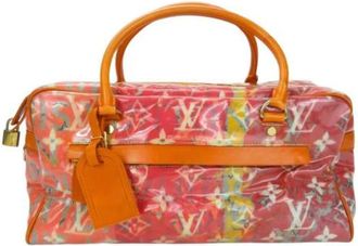 Louis Vuitton Pre-owned Handbags, female, Orange, Size: ONE SIZE Pre-owned Canvas handbags