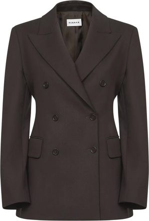 P.A.R.O.S.H. P.a.r.o.s.h., Jassen, Dames, Bruin, S, Donkerbruine Stretchjas