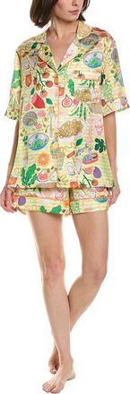 Karen Mabon 2pc Print Pajama Set