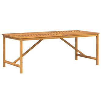 vidaXL Mesa De Comedor Madera Maciza De Acacia 200x90x74 Cm Vidaxl