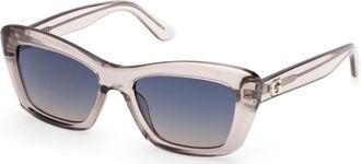 Guess Accessoires, Dames, Grijs, ONE Size, Gs 00195 Rechthoekige Zonnebril